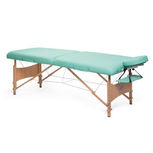 Table de massage portable de luxe - vert, 1013728, Tables de massage