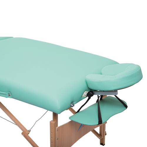 Table de massage portable de luxe - vert, 1013728, Tables de massage