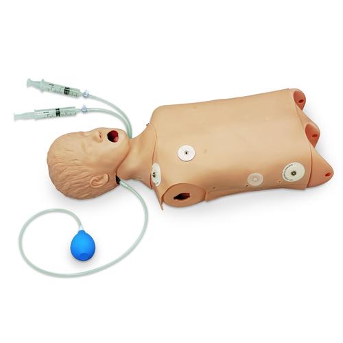 Torse de RCP/prise en charge respiratoire avancé enfant avec éléments de défibrillation, 1018864, Prise en charge respiratoire du patient pédiatrique