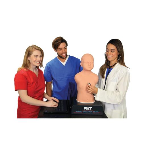 PAT® - Simulateur d’auscultation pédiatrique, peau claire, 1020096, Auscultation