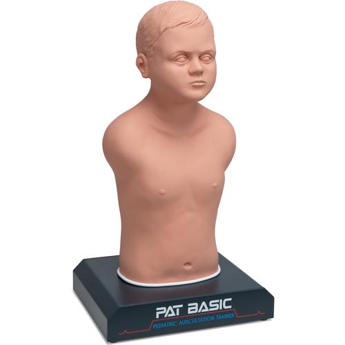 PAT Basic® - Mannequin d'auscultation pédiatrique à prix abordable, peau claire, 1020098, Auscultation
