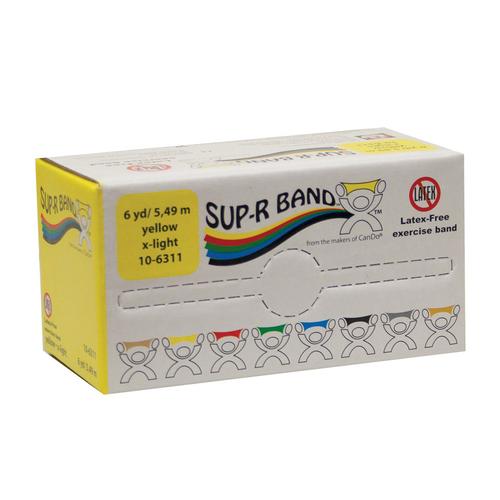 Sup-R Band® 5,5 m  -jaune/ x-light | Alternative aux haltères, 1020816, Bandes élastiques