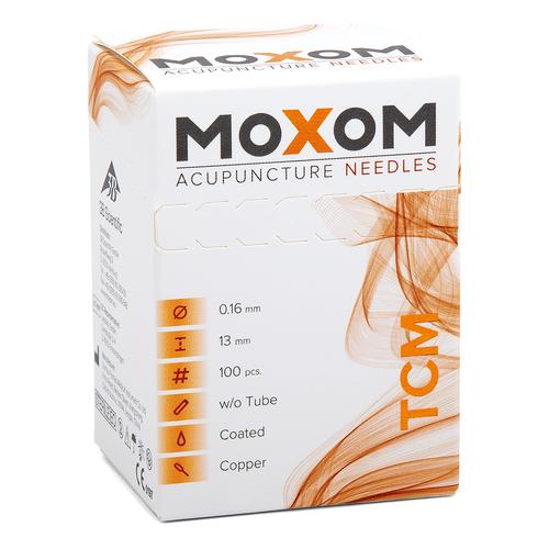 Aiguilles d’acupuncture MOXOM TCM 100 unités (avec revêtement de silicone) 0,16 x 13 mm

, 1022094, Aiguilles d’acupuncture MOXOM