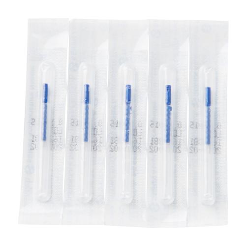 SEIRIN ® type J15 – 0,10 x 15 mm, bleu, 100 pièces par boîte., 1015547 [S-J1015], Silicone-Coated Acupuncture Needles