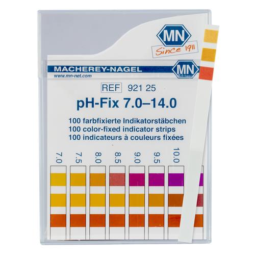 Languettes de test - indicatrices, pH 7-14, 1003797 [W11726], Mesure du pH