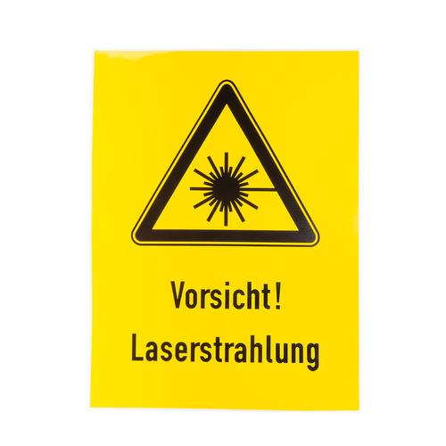 Panneau d'avertissement laser, 1004899 [W14215], Laser