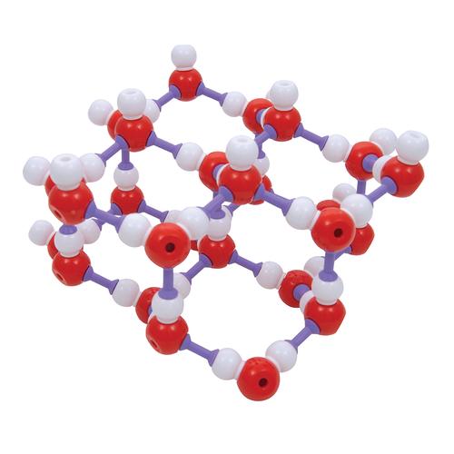 ICE, jeu de cristaux H20, molymod®, 1005285 [W19709], Modèles moléculaires