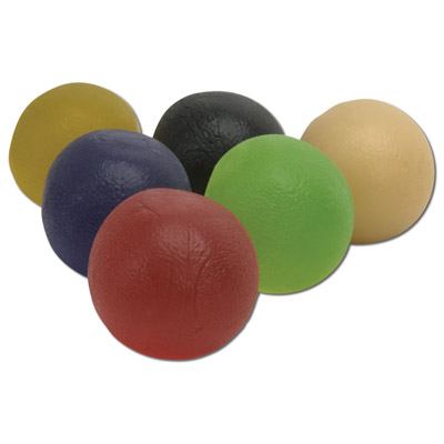 Balle d'exercice Cando® - ovale - noir/très élevé (x), 1009103 [W58502BK], Handtrainer