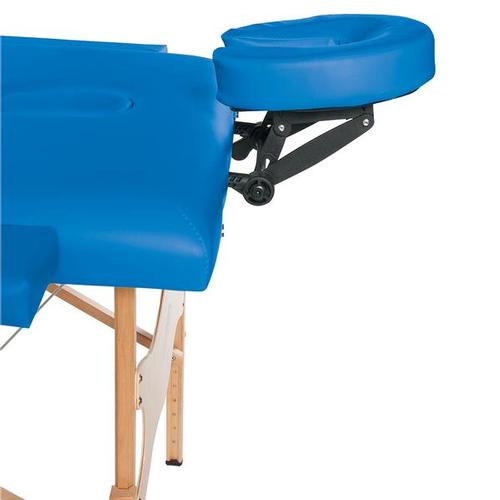 Table de massage Physio en bois avec têtière, sellerie 5 cm - bleu marine, 1013724 [W60601B], Tables de massage