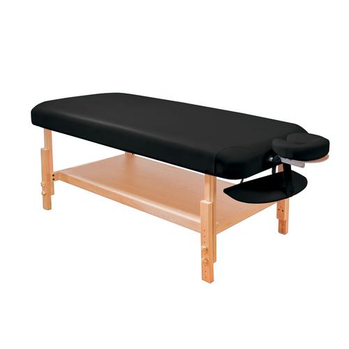 Table stationnaire basique 3B, noir, 1018684 [W60636], Tables et chaises de massage