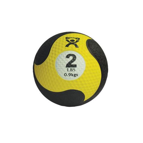 Médecine-ball CanDo® en caoutchouc - jaune 0,9 kg | Alternative aux haltères, 1015457 [W67552], Ballons d'exercices