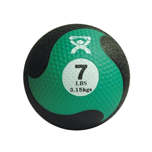 Médecine-ball CanDo® en caoutchouc - verte 3,2 kg | Alternative aux haltères, 1015459 [W67554], Ballons d'exercices