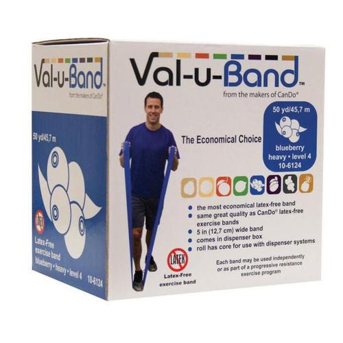 Val-u-Band, latex-free - 45 m - blueberry | Alternative aux haltères, 1018013 [W72009], Bandes élastiques