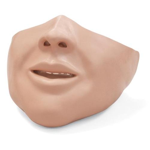Masque facial inférieur avec dents, clair (5x), 1017738 [XP70-003], Consommables