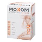 Aiguilles d’acupuncture MOXOM TCM 100 unités (avec revêtement de silicone) 0,20 x 15 mm, 1022095, Acupuncture