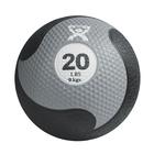 Médecine-ball CanDo® en caoutchouc - argent 9,1 kg | Alternative aux haltères, 1015462 [W67557], Kinésithérapie