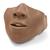 Masque facial inférieur avec dents, foncé (5x), 1017765 [XP70-004], Consommables (Small)